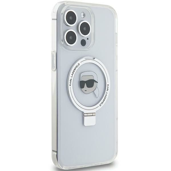Etui Karl Lagerfeld do iPhone 15 Pro Max, Biały, MagSafe zdjęcie 4