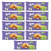 9x Milka Pieguski Choco Cookie Nut 135g