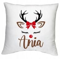 Foto PODUSZKA z imieniem PREZENT święta mikołajki