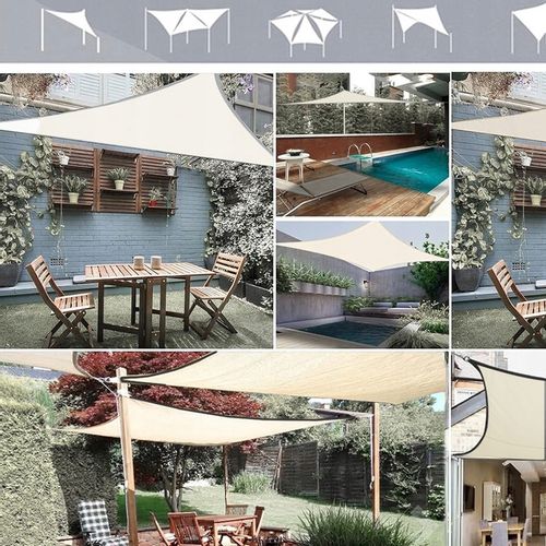 Tarp turystyczny wodoodporny 3x3M Markiza Anty-UV Ogród przydomowy Patio na Arena.pl