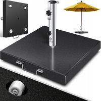 Granitowy Stojak Na Parasol Uchwyt Transportowy Podstawa Parasola