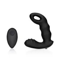ouch! beaded prostate massager metaliczny zielony z pilotem 10 trybow