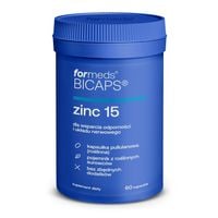 Formeds BICAPS ZINC 15 CYNK - SKÓRA WŁOSY PAZNOKCIE 60 kaps.