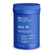 Formeds BICAPS ZINC 15 CYNK - SKÓRA WŁOSY PAZNOKCIE 60 kaps.