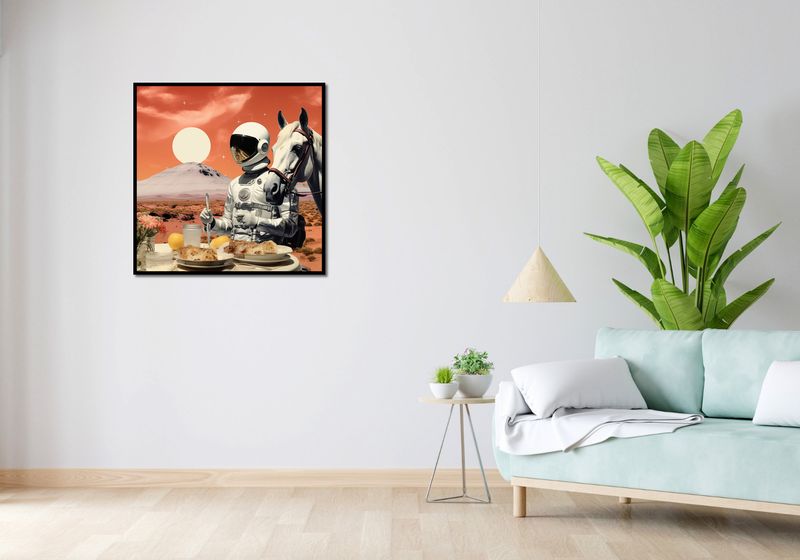 Plakat 80x80cm Obiad na Marsie zdjęcie 4