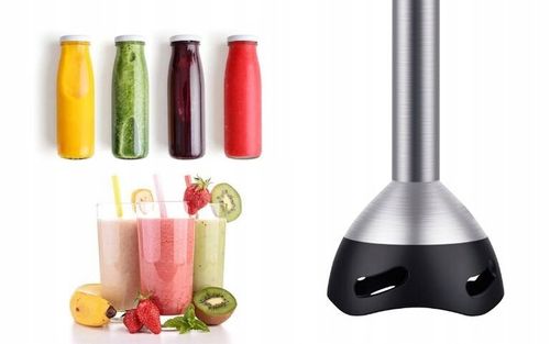 MOCNY BLENDER RĘCZNY ŁUCZNIK JK-1200 OSTRZE TYTAN TURBO KRUSZY LÓD 1200 W na Arena.pl