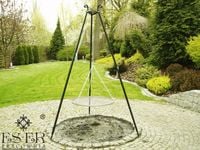 Grill ogrodowy na trójnogu PIOTR z rusztem stalowym 60 cm ES-ER Grill ogrodowy na trójnogu PIOTR z rusztem stalowym 60 cm ES-ER
