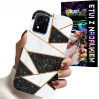 ETUI CASE DO VIVO Y01 - MARMUREK GEOMETRIA WZORY DLA KOBIET
