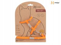 AMIPLAY SAMBA SZELKI + SMYCZ DLA KOTA M POMARAŃCZ