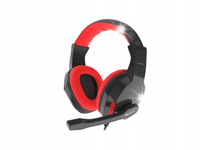 Słuchawki z mikrofonem Genesis Argon 110 Gaming czarno-czerwone