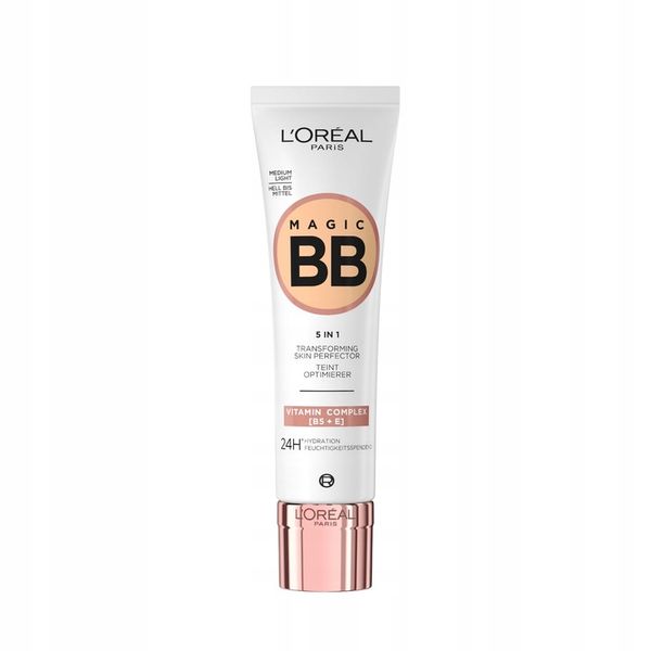 L'OREAL Krem BB 5 in1 Perfekcyjna Skóra Medium Light Vitamin Complex B5 +E zdjęcie 1