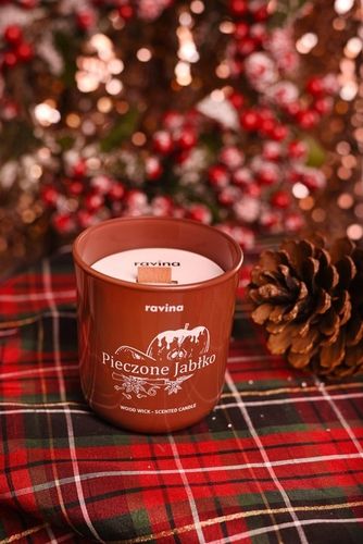 RAVINA świeca Pieczone Jabłko świąteczny zapach świąt korzennych jabłek na Arena.pl