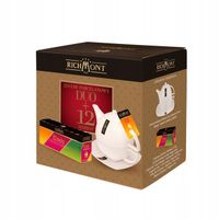 Zestaw porcelany RICHMONT Duo 0,45 L + 12 herbata RICHMONT