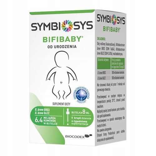 Symbiosys Bifibaby krople probiotyk 8 ml na Arena.pl