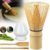 ZESTAW PREZENTOWY 4SZT DO HERBATY MATCHA ZESTAW DO PARZENIA MATCHY ŁYŻKA