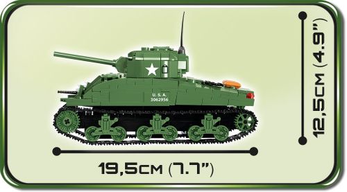 Klocki Historical Collection Sherman M4A1 na Arena.pl