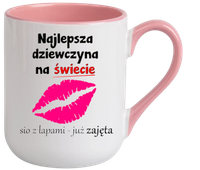 KUBEK Z NADRUKIEM PREZENT DLA KOLEŻANKI DZIEWCZYNY ŻONY MAMY DZIEŃ KOBIET