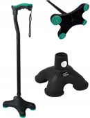 LASKA INWALIDZKA CZWÓRNÓG+NASADKA GUMOWA ZESTAW