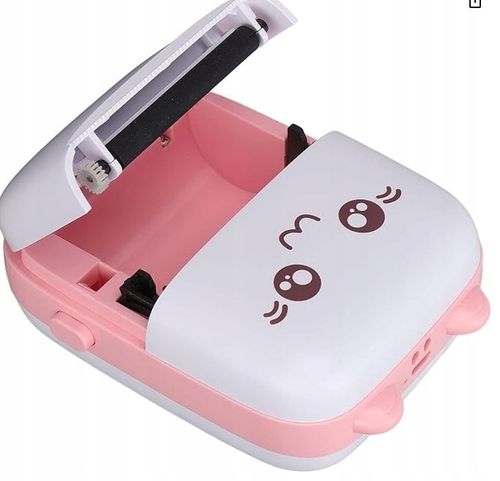 DZIECIĘCY RÓŻOWY SMARTWATCH Z GPS + RÓŻOWY DRUKUŚ - DRUKUJE BEZ TUSZU na Arena.pl