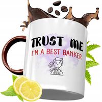 Kubek Bordowy Dla Bankiera Na Urodziny Prezent Z Nadrukiem Ze Zdjęciem