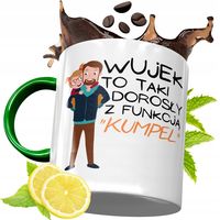 Kubek Zielony Dla Wujka Idealny Prezent Z Nadrukiem Ze Zdjęciem