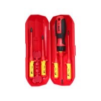 zestaw wkrętaków izolowanych vde 8 sztuk w kasecie - e-400-0411