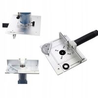 ALUMINIOWA PŁYTA DO STOŁU FREZARKI Z PROWADNICĄ UKOŚNĄ I PŁOTEM PROFESJONAL