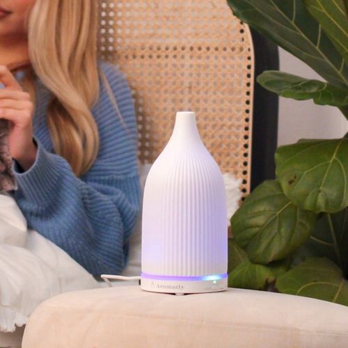 Aromatly Dyfuzor Zapachowy Ceramiczny Aromaterapia Lampka Nocna | na Arena.pl