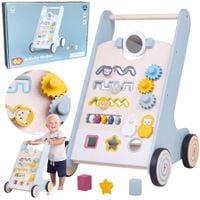 CHODZIK Drewniany Pchacz Edukacyjny Zabawka Dla Malucha 12m+