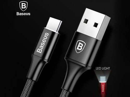 WZMOCNIONY KABEL USB-C LED BASEUS 2M na Arena.pl