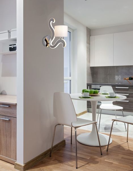 Ambrosia 1 kinkiet 1x40W E14 + 6W LED chrom zdjęcie 4