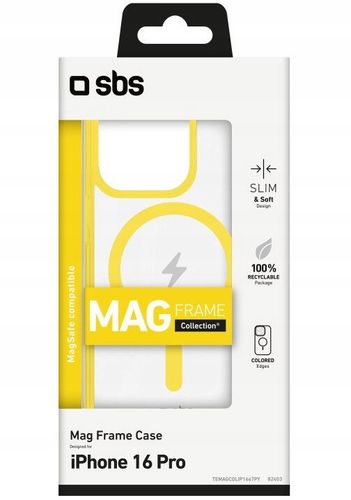 Etui plecki SBS Mag Frame TEMAGCOLIP1667PY Bezbarwne do iPhone 16 Pro Max na Arena.pl