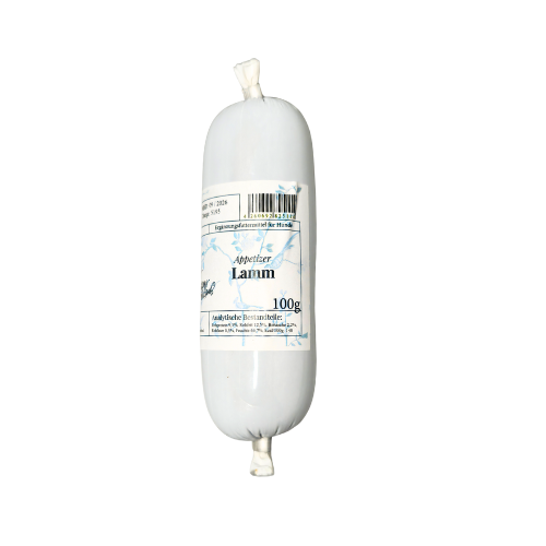 Kiełbaska z jagnięciną i bobem 100g monobiałkowy przysmak dla psa na Arena.pl