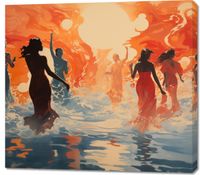 Obraz 100x90cm Taneczny Żar