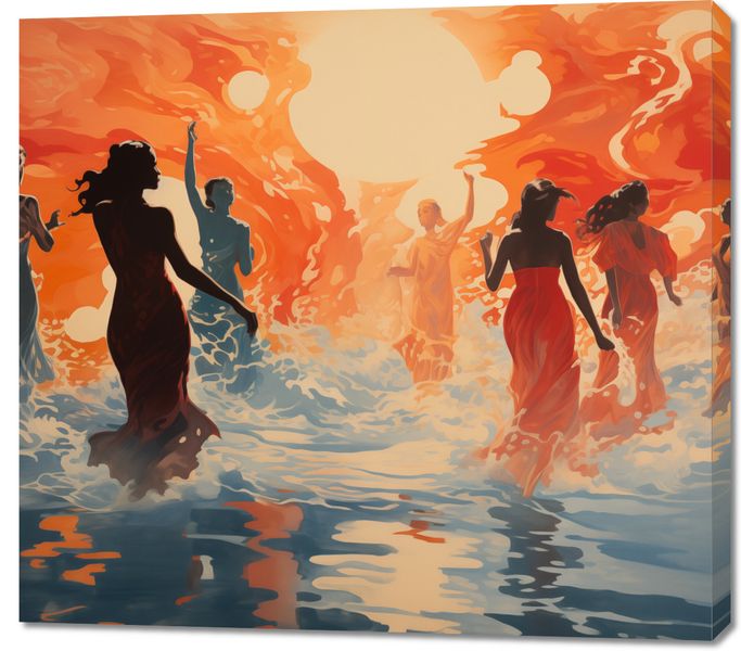 Obraz 100x90cm Taneczny Żar zdjęcie 1