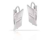 kolczyki z kryształkami preciosa z kolekcji classic (p14383ag)