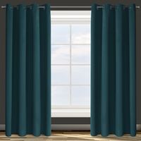 Zasłona gotowa na przelotkach PARISA 140x250 Design91 ciemnoturkusowa