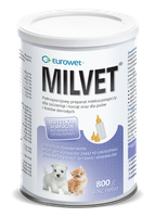 eurowet milvet mleko zastępcze dla szczeniąt i kociąt 800g