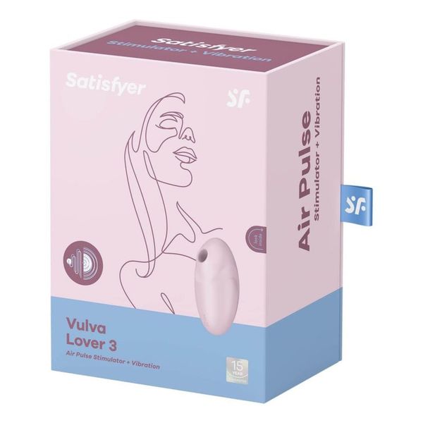 Stymulator Łechtaczki Satisfyer Vulva Lover 3 Pink zdjęcie 1