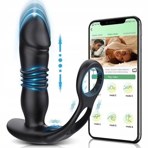 wibrator prostaty Męski masażer prostaty APP Pierścień wibrujący odbytu na Arena.pl