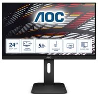 Monitor komputerowy AOC P1 24P1, 24", Full HD, LED, Czarny, 24P1