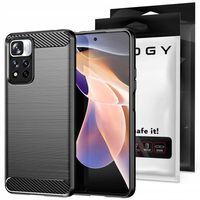 2 x Etui do Xiaomi Poco X4 NFC 5G Alogy Rugged Armor obudowa TPU Carbon Bla