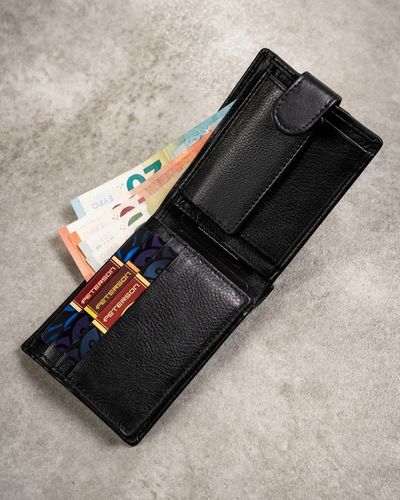 Peterson zestaw klasyczny portfel skórzany męski + brelok na Arena.pl