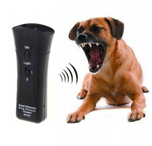 Odstraszacz Psów Ultradźwiękowy Głośny Mocny 130dB MP036 3w1 LED na Arena.pl
