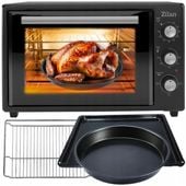 MINI PIEKARNIK ELEKTRYCZNY DOUBLE GLASS GRILL TIMER 35L 1800W