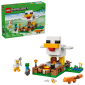 LEGO Minecraft 21585 Farma kurczaków Kurnik Zombie Lis Zwierzęta Prezent