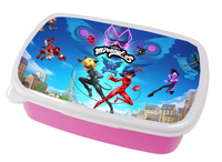 Pojemnik śniadaniowy Biedronka i Czarny Kot - Miraculous