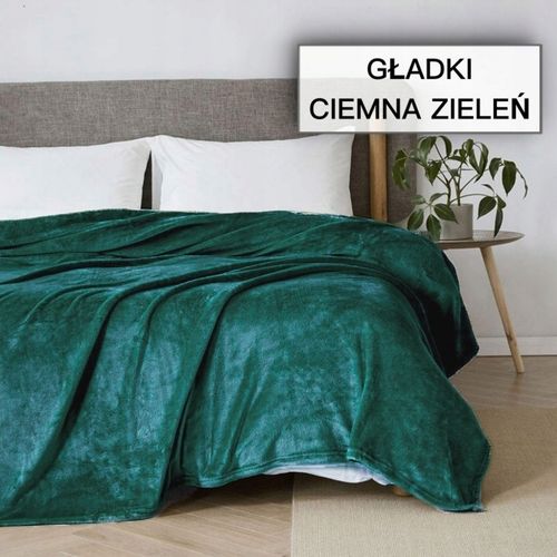 GRUBY CIEPŁY MIĘKKI KOC NA ŁÓŻKO 160x200 NARZUTA PLED SOFT RÓŻNE KOLORY na Arena.pl