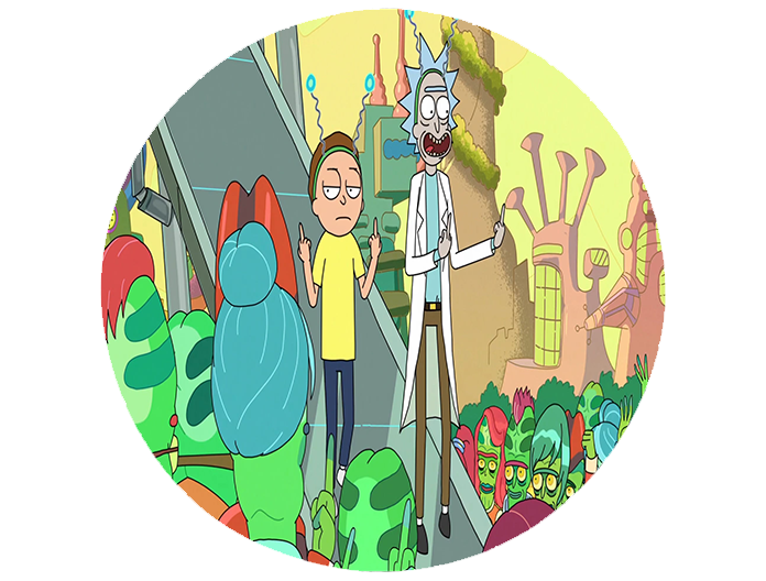 Opłatek na tort Rick i Morty zdjęcie 1