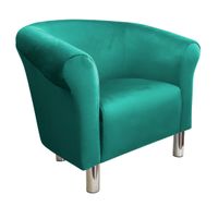 Fotel Milo MG20 nogi chrom turkus